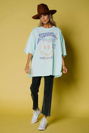DayDreamer Records Smiley Tee | DayDreamer Records Smiley Tee | Clad & Cloth |  Top | Amazon | Instagram.